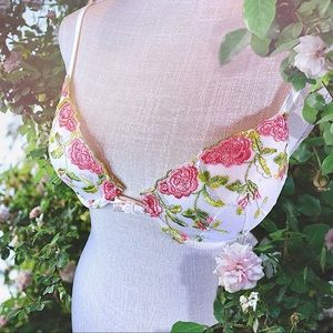 LILY OF FRANCE | Vintage Fairytale Rose Leaf Bra